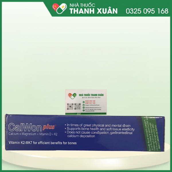 Calwon Plus - Viên uống bổ sung canxi hữu cơ